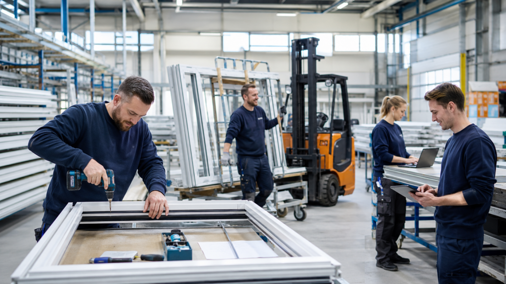 Kozijnbouw werken bij